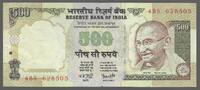 INDIA. BHARAT . 500 Rupees . Mohandas Karamchand Gandhi. Lettre en sous impression (sans). Serie: 8BB . -