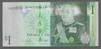 TONGA. 1 Pa'anga. ROI GEORGE TUPOU V . Serie: A . -