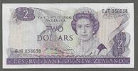 NEW ZEALAND. 2 Dollars. REINE ÉLISABETH II . Setie: EJT . -