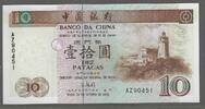 MACAU/MACAO. 10 Patacas. Serie: AZ . -
