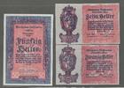 FÜRSTENTUM LIECHTENSTEIN. 10, 20, 50 Heller. PRINCIPAUTÉ du LIECHTENSTEIN . 3 NOTES. -