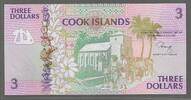 COOK ISLANDS. 3 Dollars. Serie: AAA . -