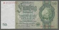 DEUTSCHLAND/ALLEMAGNE. 50 Reichsmark. DAVID HANSEMANN. Homme politique et banquier. Serie: L/B . -