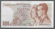 BEIGIË/BELGIEN/BELGIQUE. 50 Francs, Frank. ROI BAUDOUIN 1er. et REINE FABIOLA . Serie: 1122 G . -