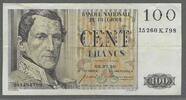 BEIGIË/BELGIEN/BELGIQUE. 100 FRANCS/FRANK. ROI LÉOPOLD 1er. Serie: 15260. K. . -