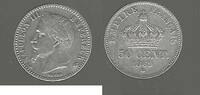50 Centimes. 1969 BB. FRANCE. NAPOLÉON III  . Fast sehr schön.