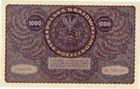 POLOGNE 1000 MAREK 23.8.1919 I ère série BS SUP