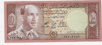 AFGHANISTAN. 10 AFGHANIS. könig, Roi Muhammad Zahir . -