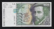 ESPAGNE 1000 Pesetas "Série 5S" -