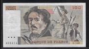 FRANCE 100 Francs *Grand filigrane *"Alphabet H.140" -