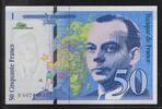 FRANCE 50 Francs Saint-Exupéry. Alphabet B 007 . -