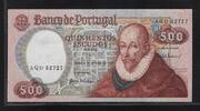 PORTUGAL. 500 Escudos. Série AQD . -