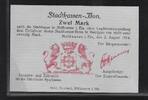FRANCE 2 Mark 3.8.1914 Mülhausen I.E(nicht ausgegeben) , Mulhouse Alsace(non émis) Presque NEUF