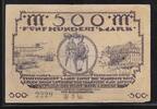 ALLEMAGNE 500 Mark KHEL AM RHEIN . -