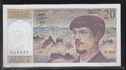 FRANCE 20 Francs " Alphabet V.001" -