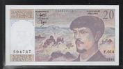 FRANCE 20 Francs "Alphabet F.014" -