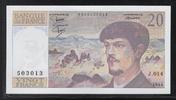 FRANCE 20 Francs "Alphabet J.014" -