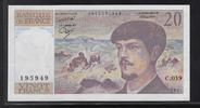 FRANCE 20 Francs "Alphabet C.019" -