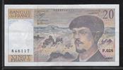 FRANCE 20 Francs "Alphabet P.028" -