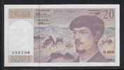 FRANCE 20 Francs "Debussy Alphabet O.038" -