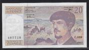 FRANCE 20 Francs "Debussy Alphabet C.039" -