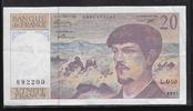 FRANCE 20 Francs "Debussy Alphabet L.040" -