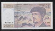 FRANCE 20 Francs "Debussy Alphabet F.042" -