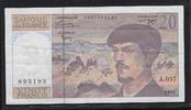 FRANCE 20 Francs "Debussy Alphabet A.057" -