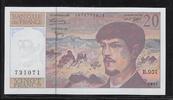 FRANCE 20 Francs "Debussy Alphabet B.057" -