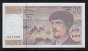FRANCE 20 Francs "Debussy Alphabet H.057" -