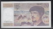 FRANCE 20 Francs "Debussy Alphabet L.010" -
