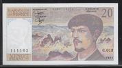 FRANCE 20 Francs "Debussy Alphabet C.013" -