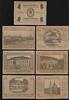 ALLEMAGNE 6X25 Pfennig 6 Verschiedenen Scheine. 6 Billets différents . -