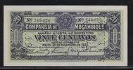 MOÇAMBIQUE. 20 Centavos. 2 perforations,Lochung. PAGO 5.11.1942 . -
