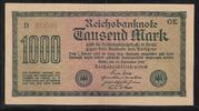 DEUTSCHLAND/ALLEMAGNE 1000 MARK .Premier 'e' et le 'S' . Erstes 'e und das 'S'. Serie:OE, D . -