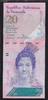 VENEZUELA 20 Bolivares "Luisa Cáceres de Arismendi. Série C" -