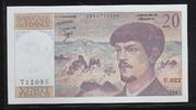 FRANCE 20 Francs "DEBUSSY. Componist, Compositeur." -