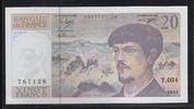 FRANCE 20 Francs "DEBUSSY. Componist, Compositeur." -