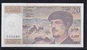 FRANCE 20 Francs "DEBUSSY. Componist, Compositeur." -
