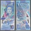 EASTERN CARIBBEAN. (Central Bank). 10 Dollars REINE ÉLISABETH II . Serie: GR . -