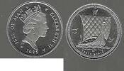 ISLE OF MAN. 1/10 Noble. REINE ÉLISABETH II . -