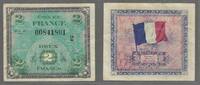 FRANCE. 2 Francs. 1944. DRAPEAU . Serie: 2 . Sehr sch&ouml;n. 5,00 EUR  + 9,80 EUR frais d'envoi