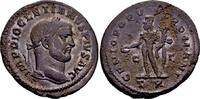 Roman Imperial Follis Diocletian PIVS 284-305, AE silvered Follis (28mm, 9.65 gram) Trier AD 296-297 -