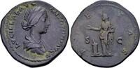 Roman Imperial Sestertius Lucilla, wife of Lucius Verus AD 161-169. AE Sestertius (32 mm, 24.13 gram) Rome -