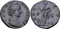 Roman Imperial Sestertius Diva Faustina I, wife of Antoninus Pius AD 138-161. AE Sestertius (29 mm) Rome -