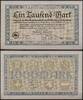   NOTGELD DILLENBURG, Kreisausschuss, 1000 Mark, 01.12.1922,  9,90 EUR  + 8,00 EUR frais d'envoi