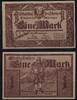   NOTGELD FURTWANGEN, Stadt, 1 Mark, 01.12.1918,  6,90 EUR  + 8,00 EUR frais d'envoi