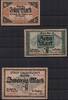   3 x NOTGELD HALBERSTADT, Stadt, 5 - 20 Mark, 01.12.1918,  9,90 EUR  + 8,00 EUR frais d'envoi