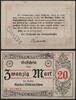   NOTGELD HEIDE, Kreis Norder-Dithmarschen, 20 Mark, 31.10.1918,  14,90 EUR  + 8,00 EUR frais d'envoi