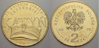 Polen-Republik 1990 bis Heute 2 Zlote (Katyn) Republik Polen seit 1990. -